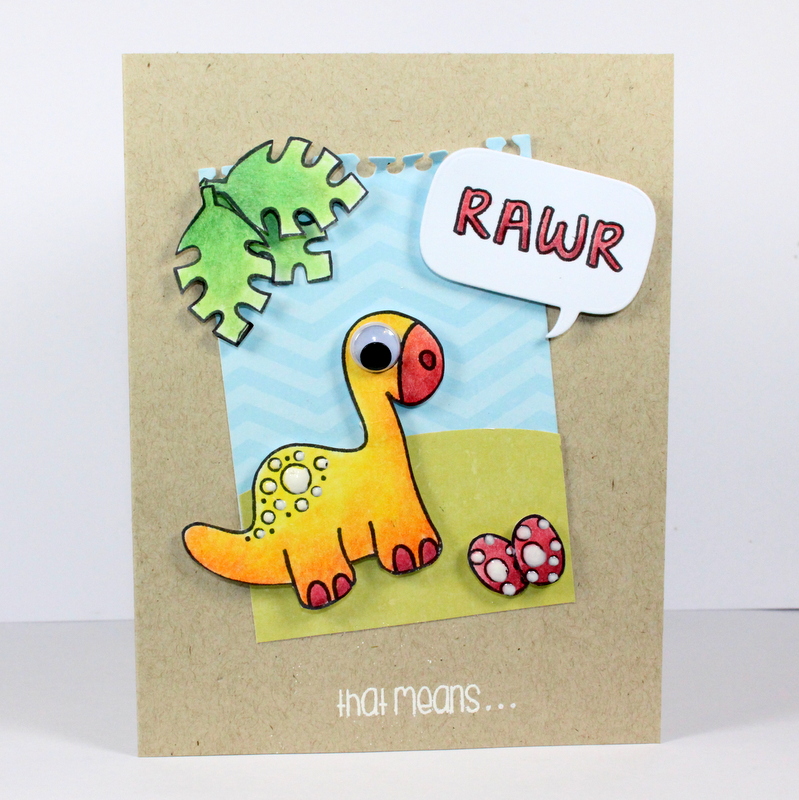 dinosaur card