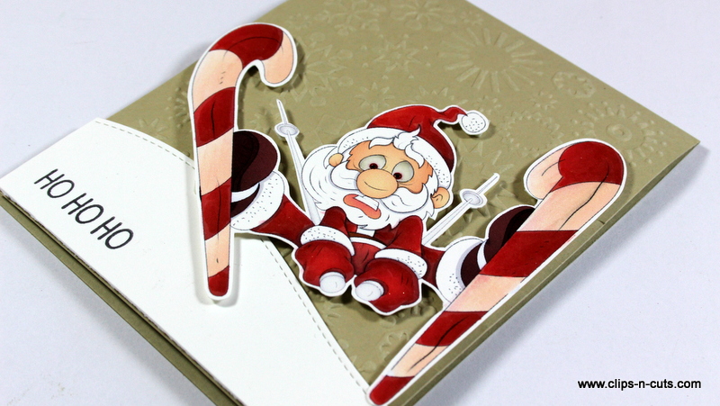 3 Santa Claus cards | Clips-n-Cuts