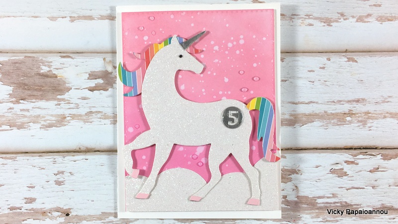 sizzix unicorn card