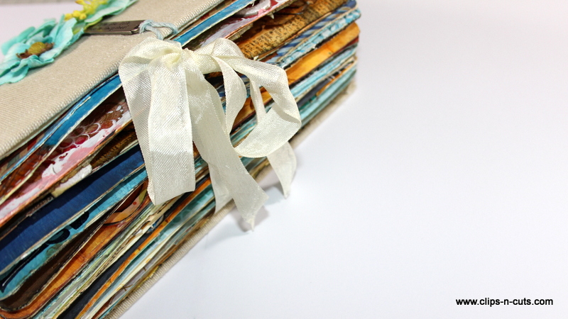 Exposed Spine Binding - Half Spine Junk Journal Tutorial 