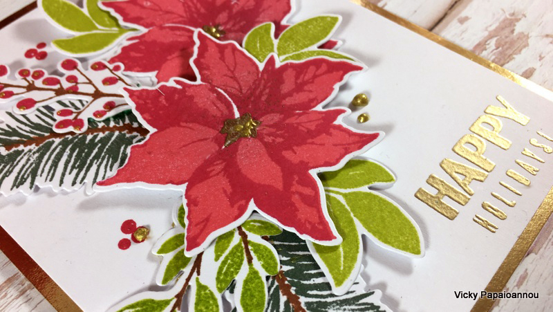 poinsettia card