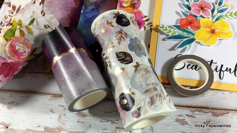 Beve! Purple Glitter Washi Tape