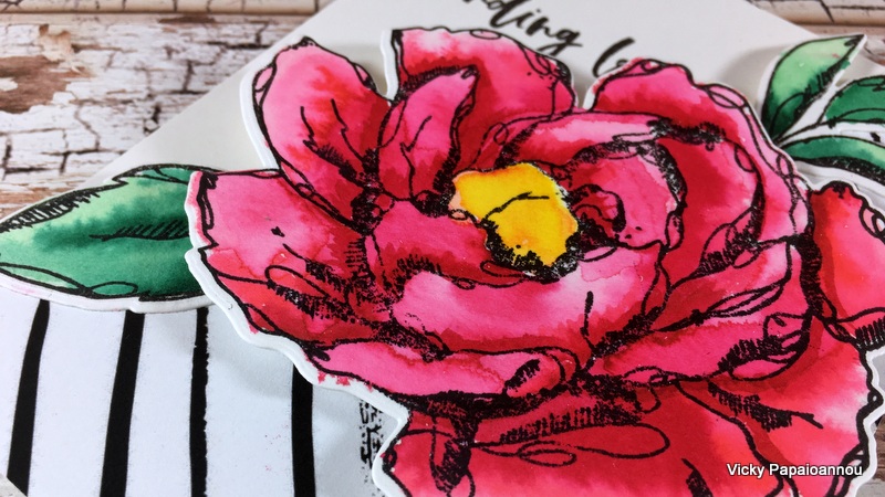 Using Arteza Watercolor brush pens in World of Flowers - Watercolour series  