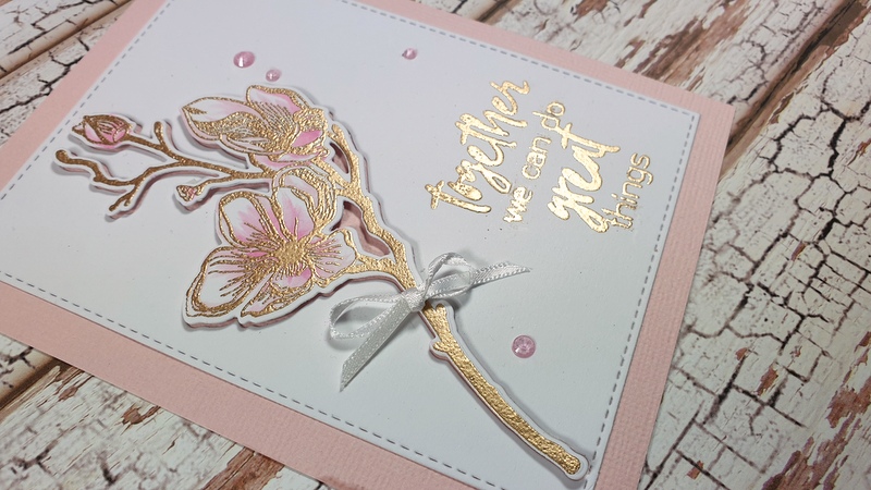 elegant flower card