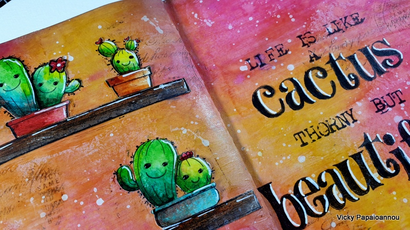 Art Journal, life is like a cactus