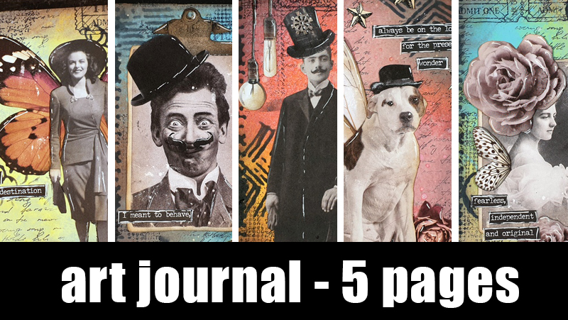 vintage art journal