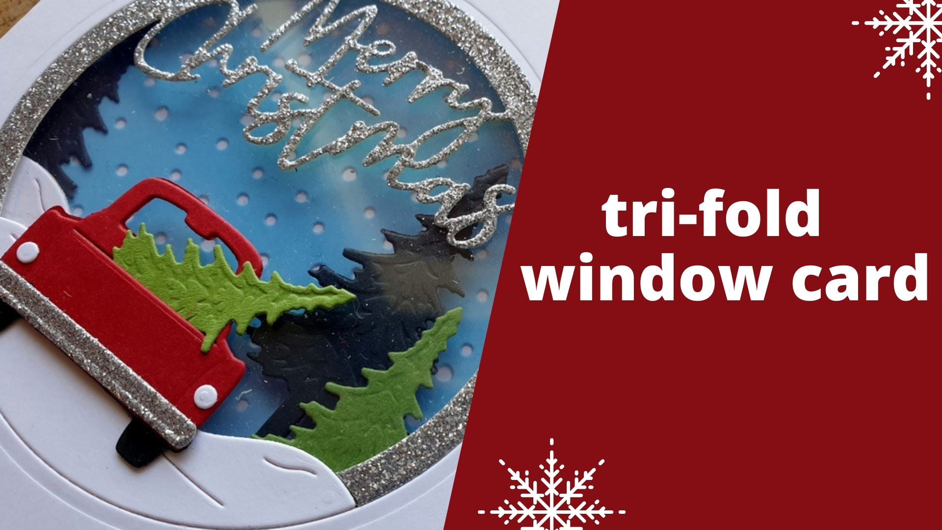 tri-fold window card