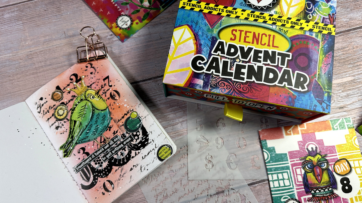 ABM Advent Calendar unboxing - mini art journal